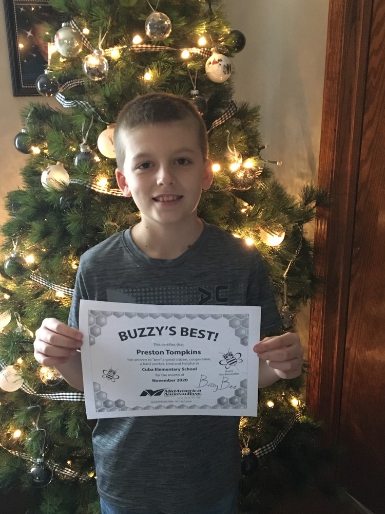 NOVEMBER’S BUZZY BEST AWARD