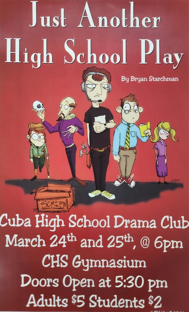 School play poster: Just Another High School Play