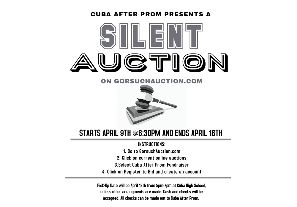 Cuba After Prom Presents a Silent Auction on Gorsuchauction.com