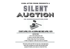 Cuba After Prom Presents a Silent Auction