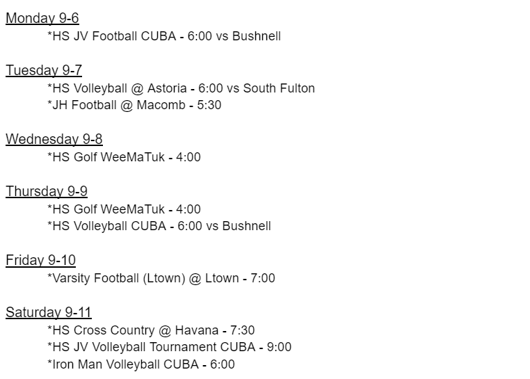 This Week in NFW Athletics